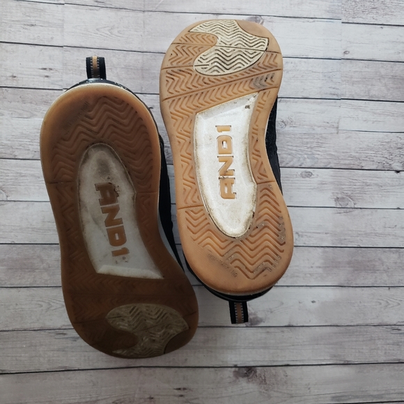 And1 black and white basketball shoes size 7 - Picture 3 of 9